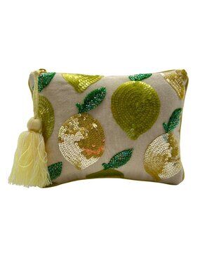MMS Brands Beige Lemon Pouch